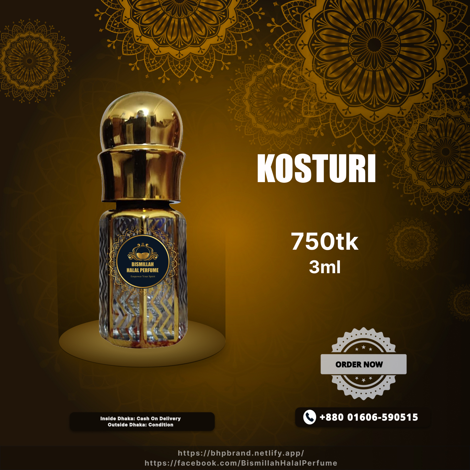 Bismillah halal perfume - BHP Kosturi